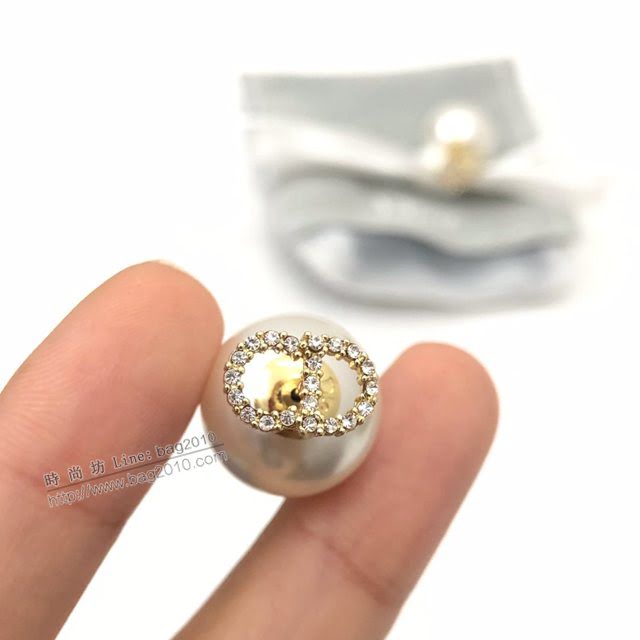 Dior飾品 迪奧經典熱銷款珍珠耳釘 Dior高端品質耳環  zgd1004